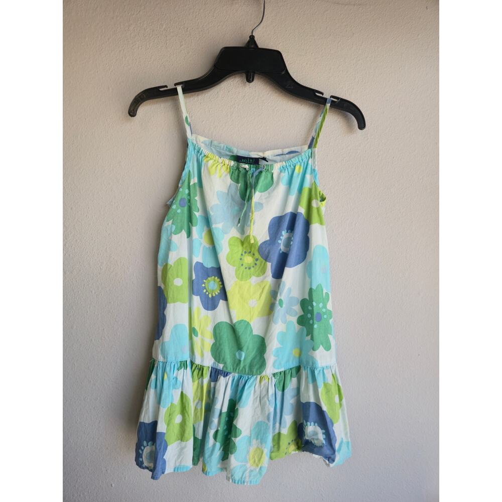 Floral Ruffle Hem Tiered Sundress Mini Boden kiss 7-8